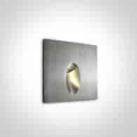 68032/AL/W Wpust w ścianę alu 3W 3000K IP54