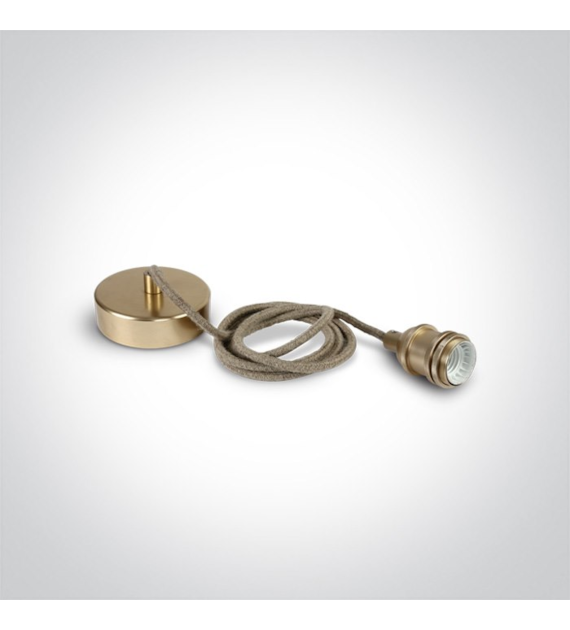 0990/BBS Lina ozdobna 2m mosiądz E27 50W One Light