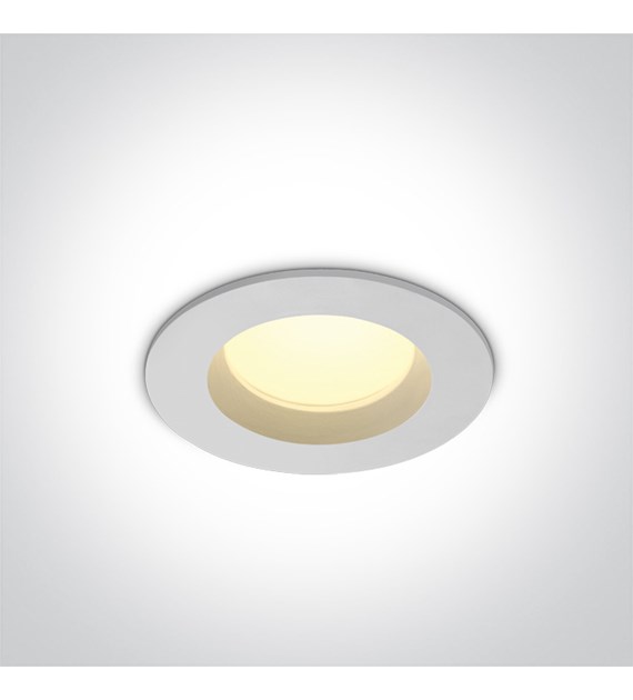 10107B/W/W Downlight Pomos biały LED 3000K 7W IP54