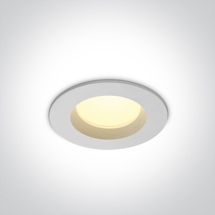 10107B/W/W Downlight Pomos biały LED 3000K 7W IP54