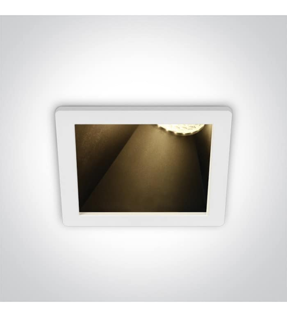 50105MA/W/B biały wpust z czarnym odbłyśnikiem i o