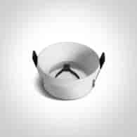 10105H/W biały wpust z oprawką GU10 MR16 10W dark