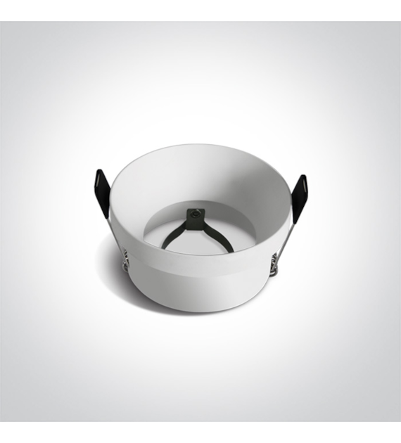 10105H/W biały wpust z oprawką GU10 MR16 10W dark