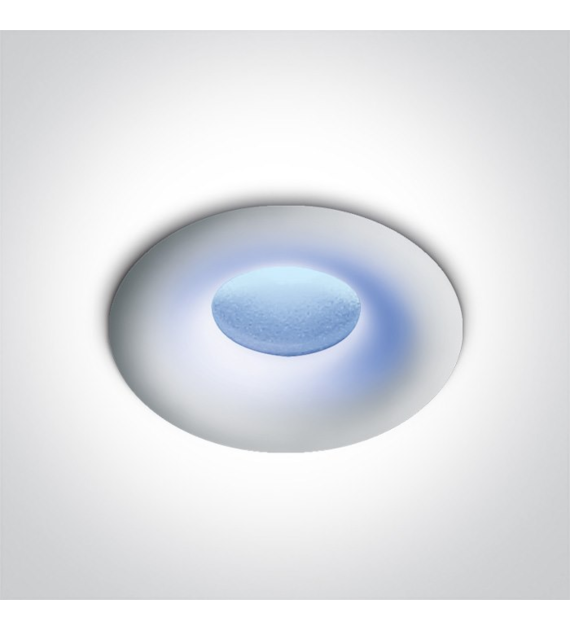 10101L/W/BL Wpust Kamari biały LED nieb. barwa 1W