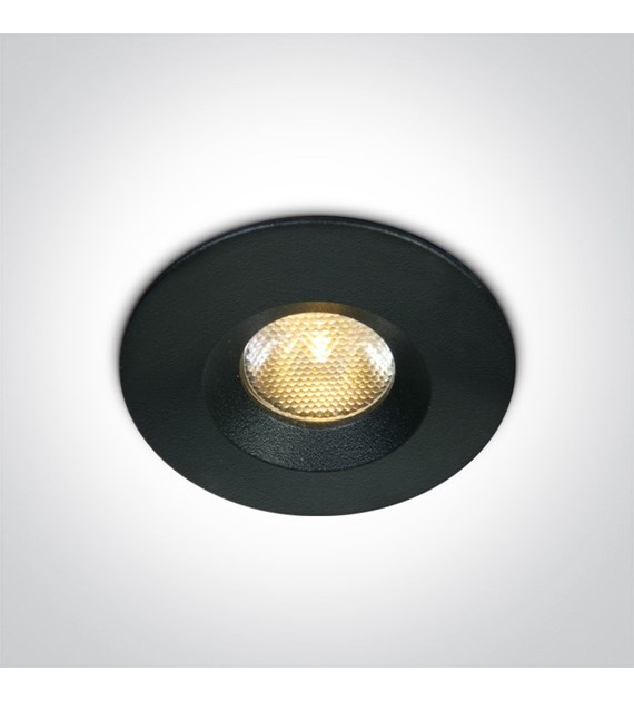 10103M/B/W Wpust Nubi czarny LED 3W 3000K IP65