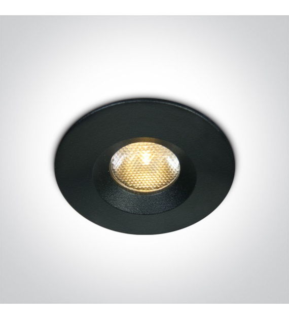 10103M/B/W Wpust Nubi czarny 3W 3000K IP65 700mA