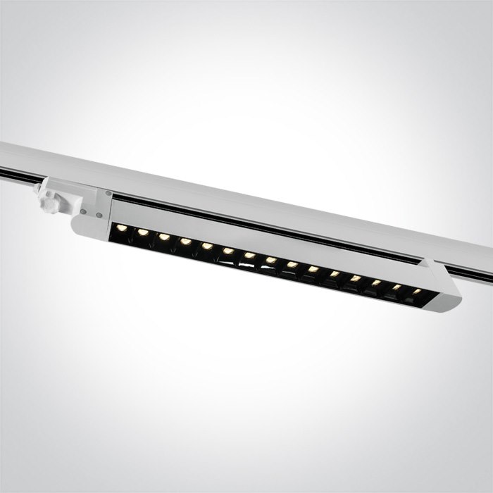 65024TA/W/W biały track spot  COB LED 3000K 15x1W