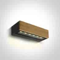 67522A/AN/W kinkiet antracyt drewno LED 8W WW IP65