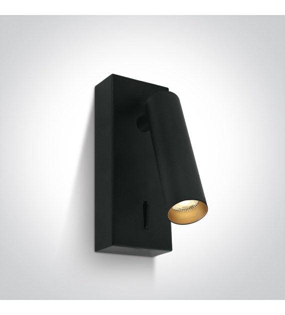 65746/B/W Kinkiet Kandila czarny LED 3000K 3W