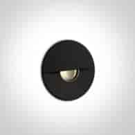 68070/B/W czarny wpust ścienny LED 3000K 1W 350mA