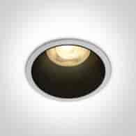 10105AD/W/B Wpust Alewga biało-czarny GU10 IP20