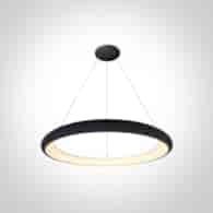 62144NB/B/W Wisząca czarna LED 50W 3K IP20 DIM