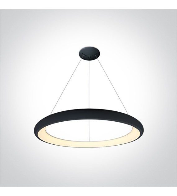 62144NB/B/W Wisząca czarna LED 50W 3K IP20 DIM