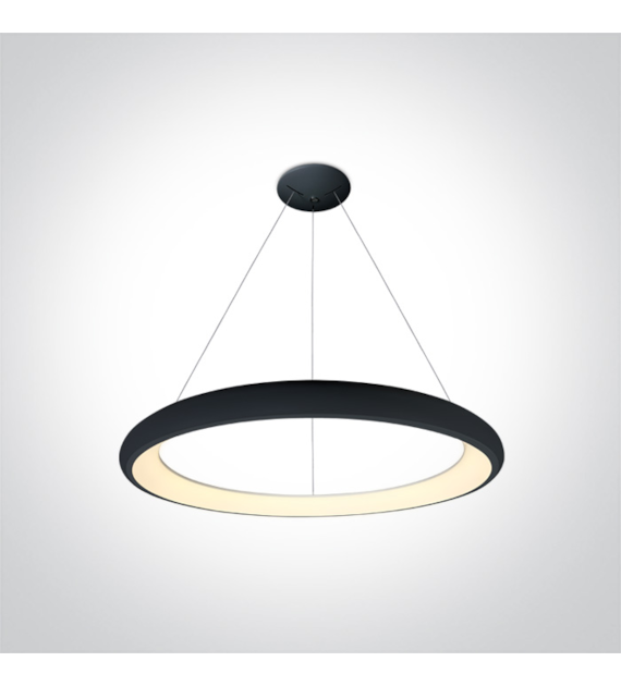 62144NB/B/W Wisząca czarna LED 50W 3K IP20 DIM