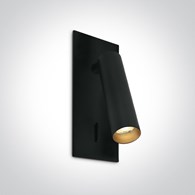 65746R/B/W Kinkiet Kandila 3 czarny LED 3000K 3W