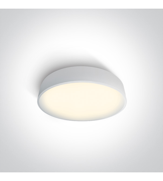 62118D/W/W biały plafon LED 3000K 18W; nieściemnia