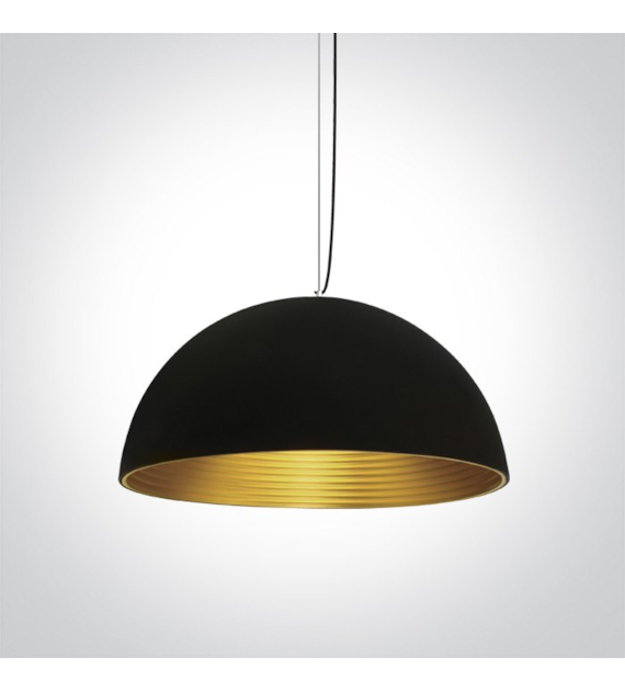 63022A/B/BS Lampa wisząca czarny/mosiądz  1xE27