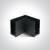 42012A/B czarny łącznik  L  do  szyny magnet. MAXI