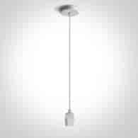 63126/W białe zawiesie E27 20W