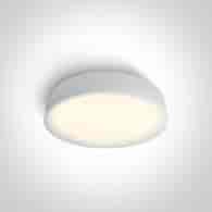62125D/W/W biały plafon LED 3000K 25W; nieściemnia