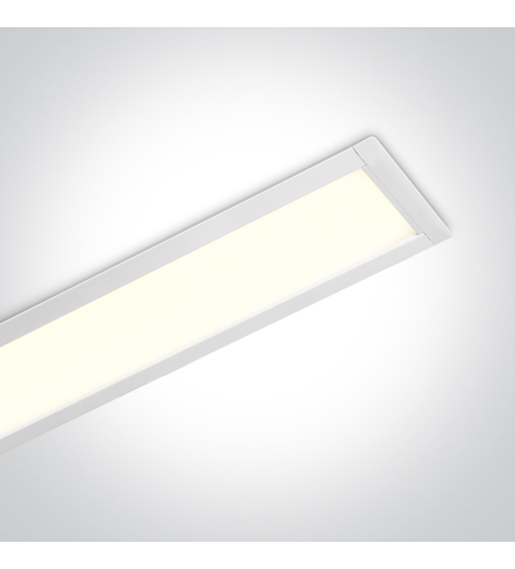 38152R/W/C biała wpuszczana oprawa 4000K 40W + 4 k