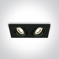 51205ABG/B Wpuszczany regulow. spot czarny 2xGU10