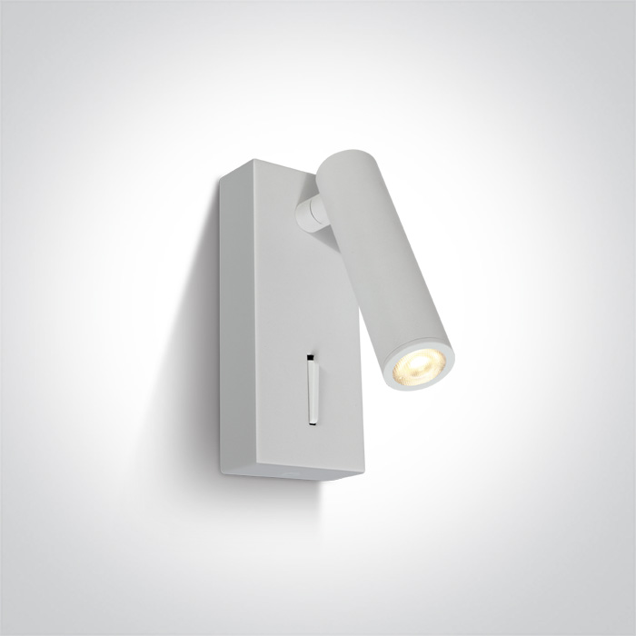 65746/W/W Kinkiet Kandila biała LED 3000K 3W IP20