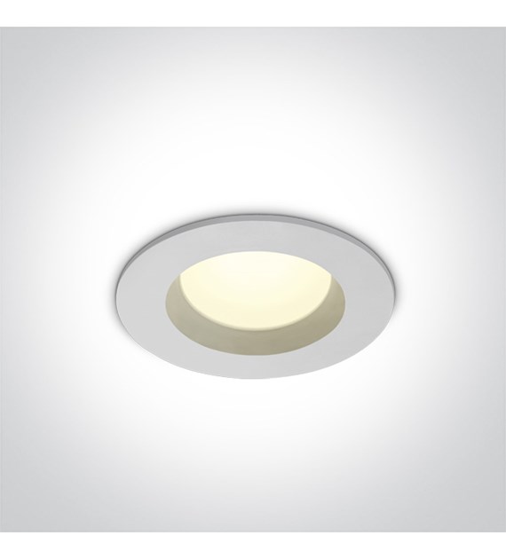 10107B/W/C Downlight Pomos biały LED 4000K 7W IP54