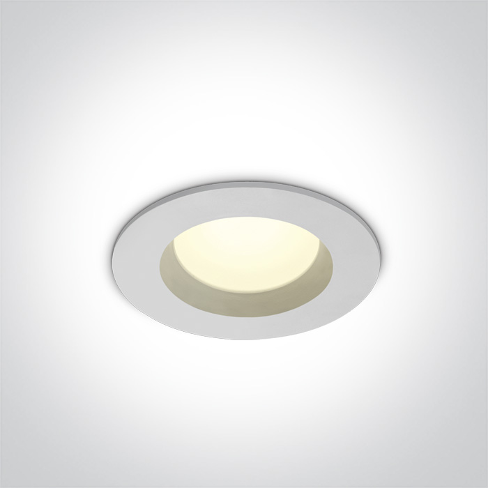 10107B/W/C Downlight Pomos biały LED 4000K 7W IP54