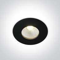 10112P/B/W Wpust Alasa czarny LED 3000K 12W IP64