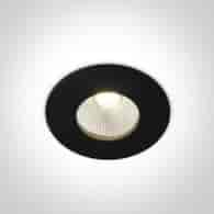 10112P/B/W Wpust Alasa czarny 3000K 12W IP64