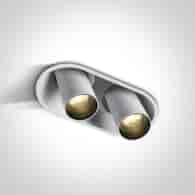 11207C/W/W biały wpust COB LED 3000K 2x7W; wymagan