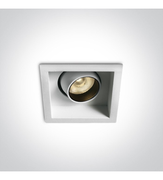 51106M/W/W biały wpust LED 3000K 6W; wymagany zasi