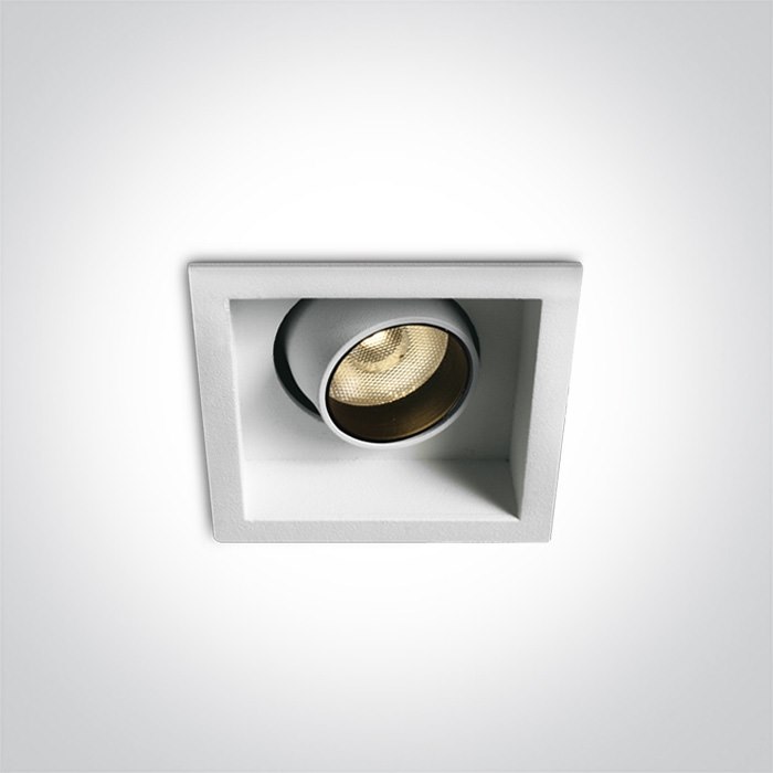 51106M/W/W biały wpust LED 3000K 6W; wymagany zasi