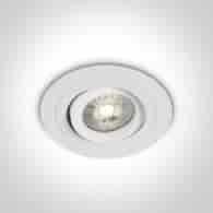 11105ABGL/W Wpust Kakopetria biały GU10 10W IP20