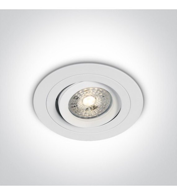 11105ABGL/W Wpust Kakopetria biały GU10 10W IP20