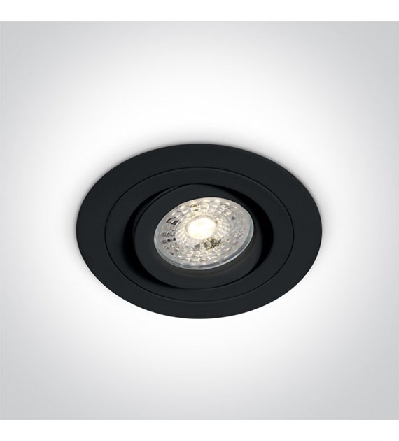 11105ABGL/B czarny wpust z oprawką GU10 MR16