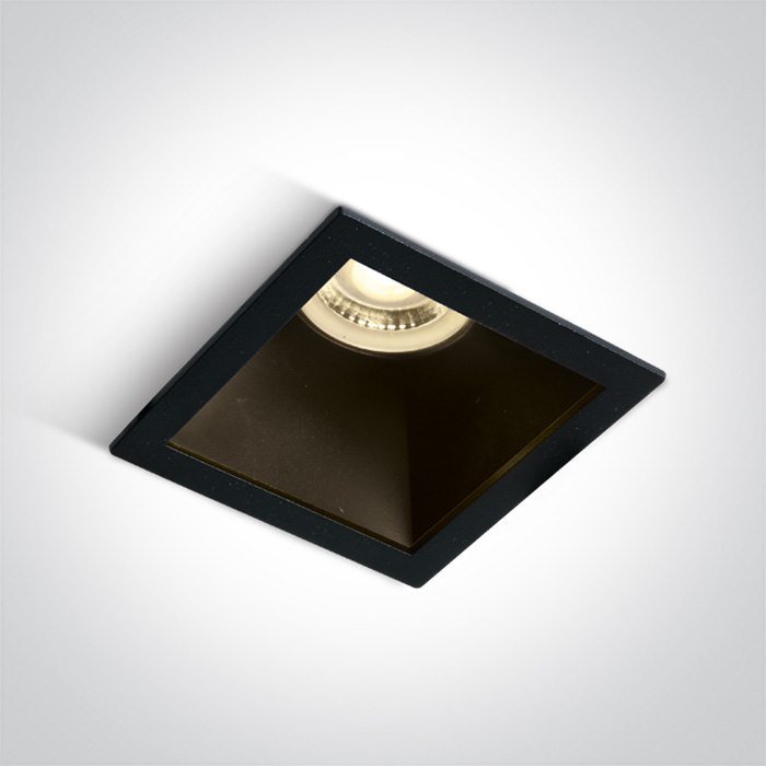 50105M/B/B czarny wpust z oprawką GU10 MR16 dark l