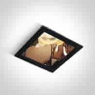 50105M/B/CU czarny wpust z miedzianym odbłyśnikiem