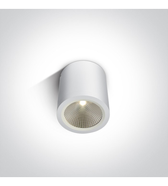 67380/W/W biały cylinder sufitowy COB LED 3000K 10
